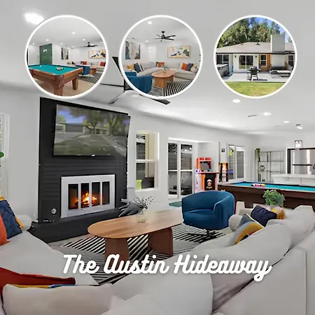 The Austin Hideaway Hot Tub And Firepit Villa